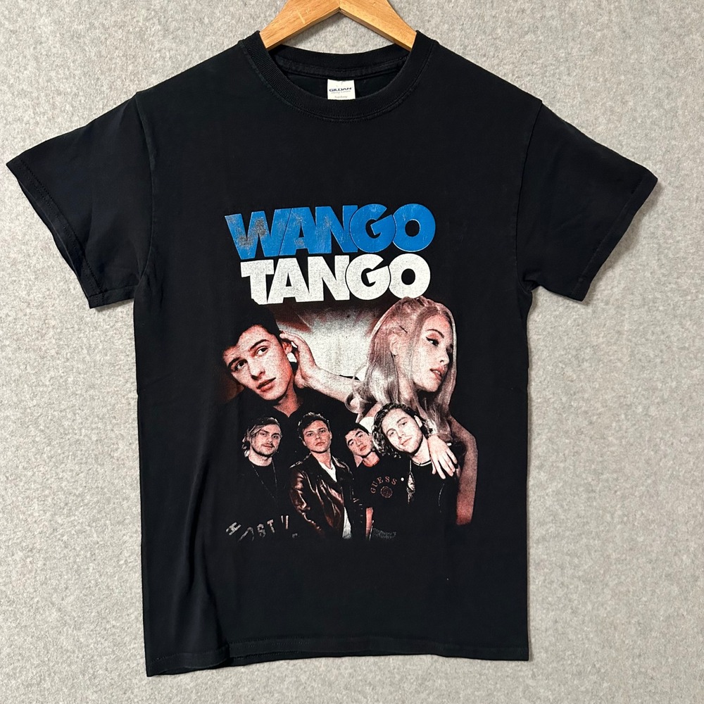Gildan Wango Tango T-Shirt Unisex Small Black 2018 Concert Ariana Grande 5SOS